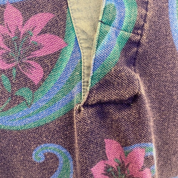 Ralph Lauren Chaps Pullover Short Sleeve Paisley Polo Shirt - Picture 5 of 7